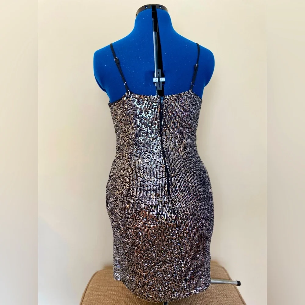 Crystal Sky Sequin Dress - Large - Picture 2 of 4